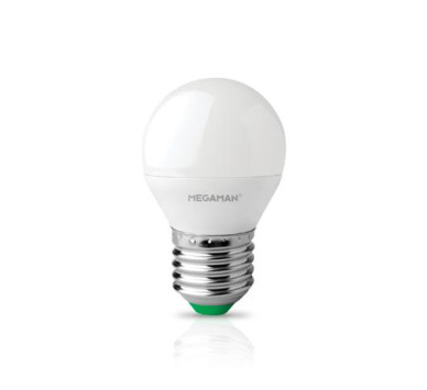 LED G45 ΣΦΑΙΡΙΚΟ ΜΑΤ 4W E27 6500k 280LM 330D MEGAMAN