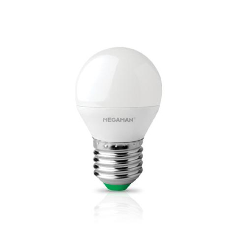 LED G45 ΣΦΑΙΡΙΚΟ ΜΑΤ 4W E27 6500k 280LM 330D MEGAMAN