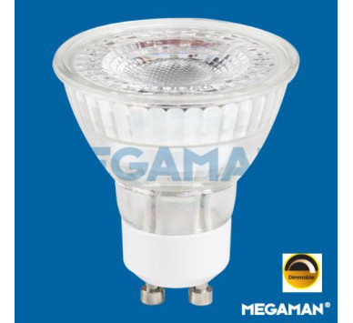 LED REFLECTOR DIMABLE PAR16 4.5W GU10 2800K 360LM 36D MEGAMAN