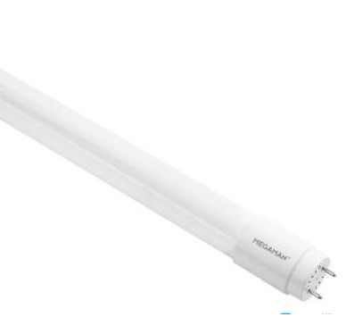 LED T8  22W 1.50m G13 3000K 2000LM 360D MEGAMAN
