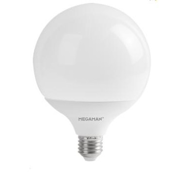 LED G120 ΓΛΟΜΠΟ ΜΑΤ Ε27 17W 2700k 1500LM 330D MEGAMAN