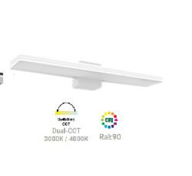 ΦΩΤΙΣΤΙΚΟ ΠΙΝΑΚΩΝ LED 24W 3/4000k 1800l IP44 60cm ΛΕΥΚΟ MARS