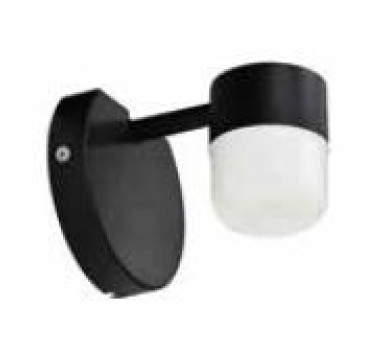ΦΩΤΙΣΤΙΚΟ ΜΠΑΝΙΟΥ LED 6.5W 3000k 600l IP44 ΜΑΥΡΟ VENUS