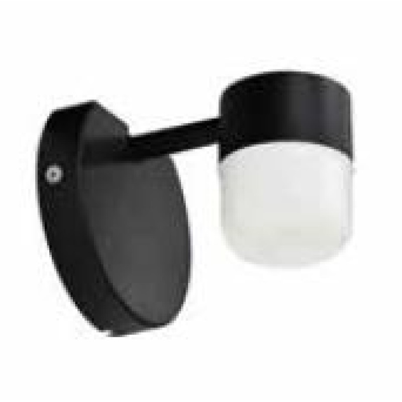 ΦΩΤΙΣΤΙΚΟ ΜΠΑΝΙΟΥ LED 6.5W 3000k 600l IP44 ΜΑΥΡΟ VENUS
