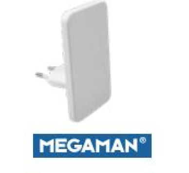 LED ΦΩΤΙΣΤΙΚΟ ΝΥΚΤΟΣ ΤΕΤΡΑΓΩΝΟ 0.3W 6500K EU-PIN 5LM MEGAMAN
