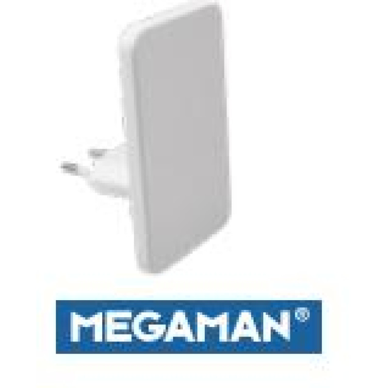 LED ΦΩΤΙΣΤΙΚΟ ΝΥΚΤΟΣ ΤΕΤΡΑΓΩΝΟ 0.3W 6500K EU-PIN 5LM MEGAMAN