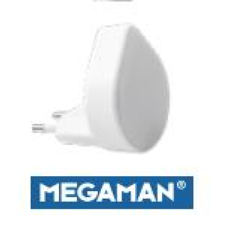 LED ΦΩΤΙΣΤΙΚΟ ΝΥΚΤΟΣ ΣΤΡΟΓΓΥΛΟ 0.2W 3000K EU-PIN 3LM MEGAMAN