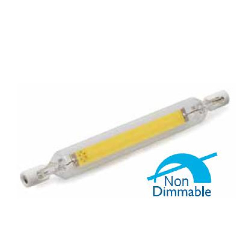 LED R7S ΔΙΑΦΑΝΗ 78mm 4W 3000k 470LM 360D ΦOSME