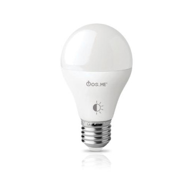 LED SENSOR DAY/NIGHT Α60 E27 10W 4000K 950LM 330D ΦOSME