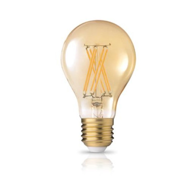 LED FILAMENT DIMABLE A60 GOLDEN E27 8W 2200k 720LM 360D ΦOSME