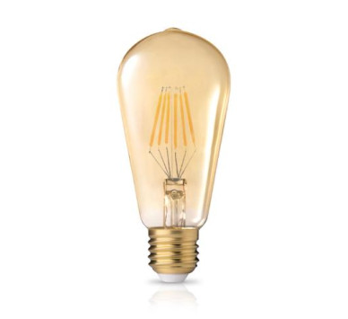 LED FILAMENT DIMABLE ST64 GOLDEN E27 8W 2200k 720LM 360D ΦOSME