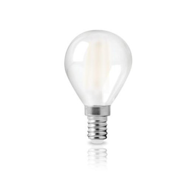 LED FILAMENT G45 ΣΦΑΙΡΙΚΟ ΜΑΤ 6W E14 4000k 520LM 360D ΦOSME