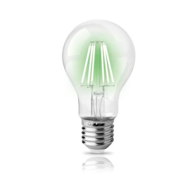 LED FILAMENT A60 ΔΙΑΦΑΝΟ 8W Ε27 ΠΡΑΣΙΝΟ ΦΩΣ 360D ΦOSME