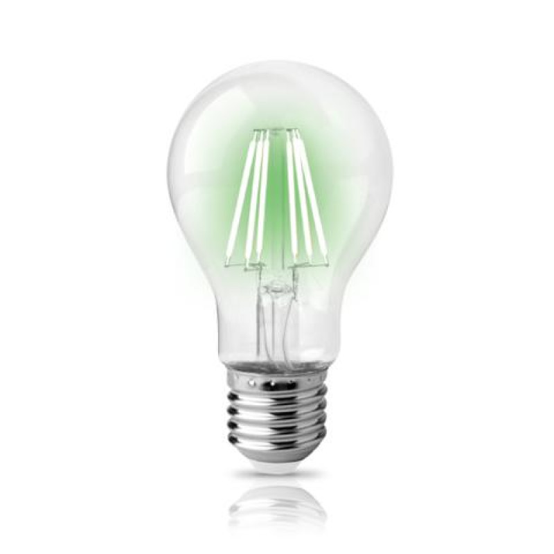 LED FILAMENT A60 ΔΙΑΦΑΝΟ 8W Ε27 ΠΡΑΣΙΝΟ ΦΩΣ 360D ΦOSME