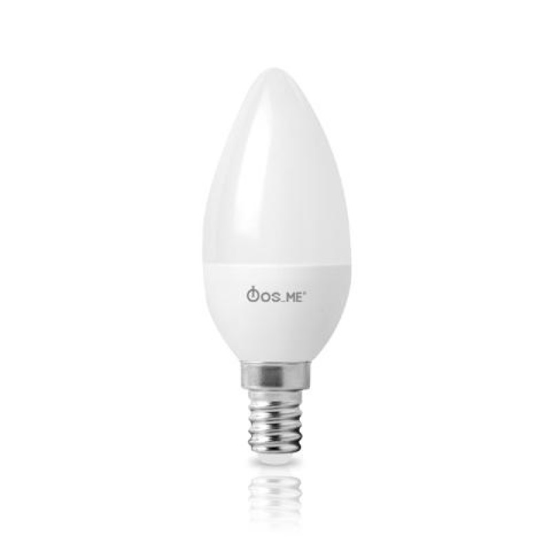 LED C38 ΚΕΡΙ ΜΑΤ 7.5W Ε14 4000k 806LM 330D ΦOSME
