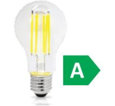 LED FILAMENT A60 ΔΙΑΦΑΝΟ 5W E27 3000k 1055LM 300D A CLASS ΦOSME