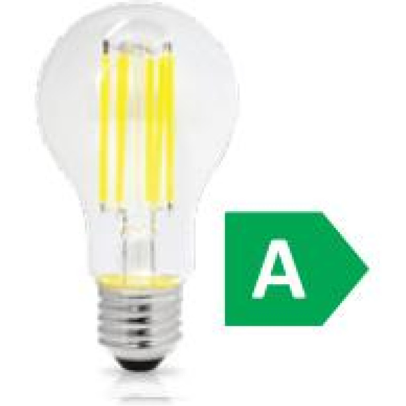 LED FILAMENT A60 ΔΙΑΦΑΝΟ 5W E27 3000k 1055LM 300D A CLASS ΦOSME