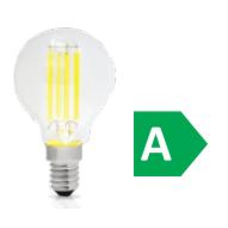 LED FILAMENT G45 ΣΦΑΙΡΙΚΟ ΔΙΑΦΑΝΟ 2.2W E14 3000k 470LM 300D A CLASS ΦOSME