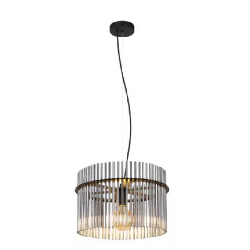 GORLEYpendant lamp metal black matt, 1x E27