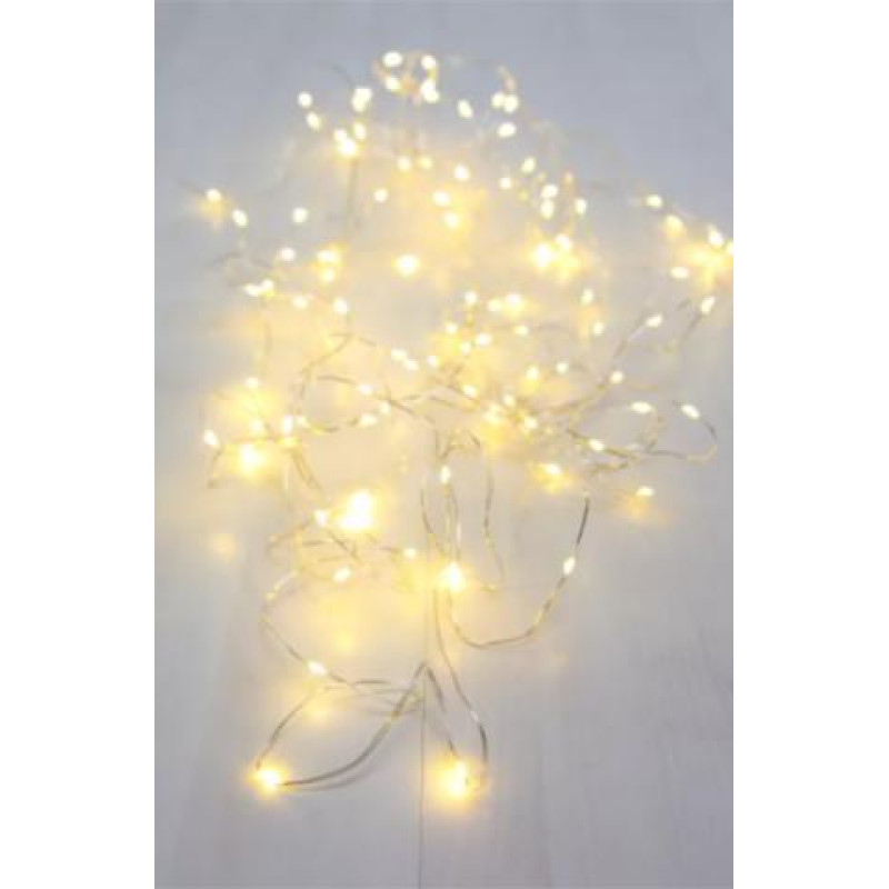 VENUTOLED light chain copper silver metallic, 100x LED