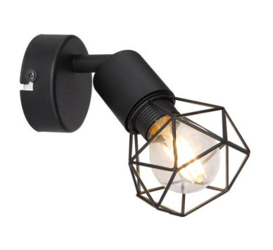 XARA Ispotlights metal black, 1x E14