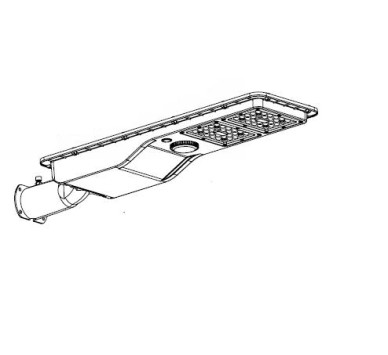 ΦΩΤΙΣΤΙΚΟ ΔΡΟΜΟΥ LED ΗΛΙΑΚΟ 120W 6500k ΜΑΥΡΟ