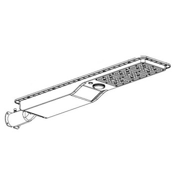 ΦΩΤΙΣΤΙΚΟ ΔΡΟΜΟΥ LED ΗΛΙΑΚΟ 180W 6500k ΜΑΥΡΟ
