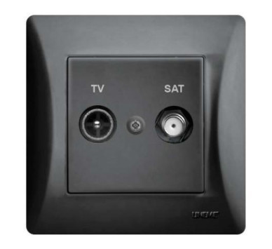 ΠΡΙΖΑ TV-SAT TΕΡΜΑΤΙΚΗ ΜΑΥΡΟ serie H