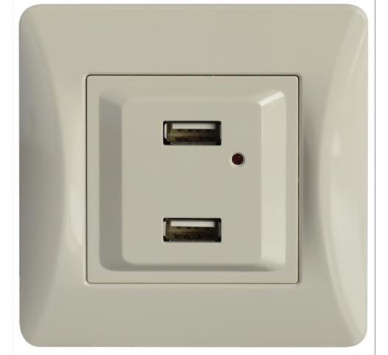 ΠΡΙΖΑ ΔΥΟ ΘΥΡΕΣ USB ΙΒΟΥΑΡ serie H