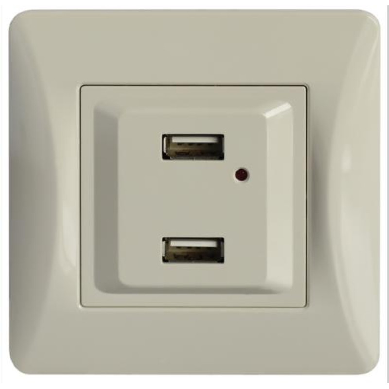 ΠΡΙΖΑ ΔΥΟ ΘΥΡΕΣ USB ΙΒΟΥΑΡ serie H