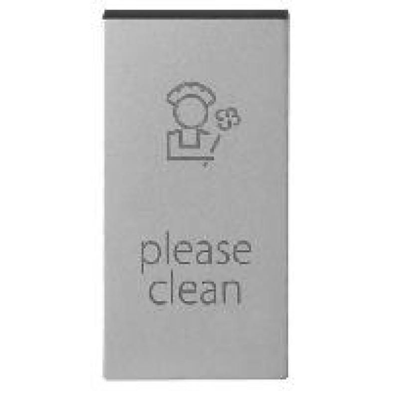 ΠΛΑΚΙΔΙΟ please clean ΑΣΗΜΙ ΙΝΟ