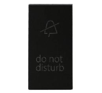 ΠΛΑΙΚΙΔΙΟ do not disturb ΜΑΥΡΟ ΙΝΟ