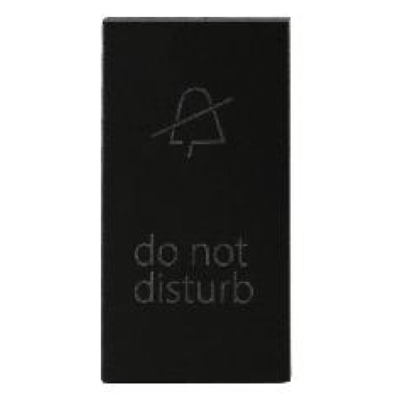 ΠΛΑΙΚΙΔΙΟ do not disturb ΜΑΥΡΟ ΙΝΟ