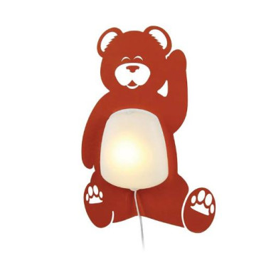 BEAR ΑΥΤΟΚΟΛΛΗΤΟ KOKKINO ΔΙΑΚΟΣΜΗΤΙΚΟ