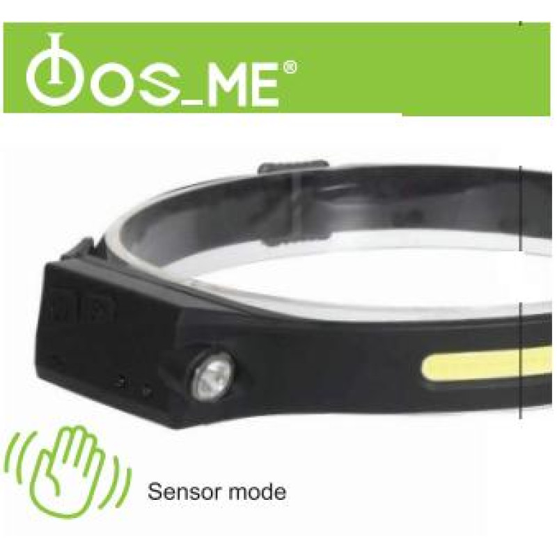 ΦΑΚΟΣ LED ΚΕΦΑΛΗΣ ΜΕ SENSOR ΕΠΑΝΑΦΟΡΤΙΖΟΜΕΝΟΣ