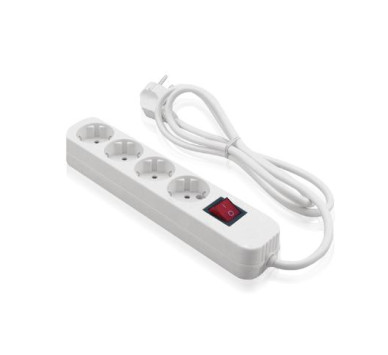 ΠΟΛΥΠΡΙΖΟ 4 ΘΕΣΕΩΝ ΜΕ ΔΙΑΚΟΠΤΗ 3Χ1.5mm 1.5Μ ΑΣΦΑΛΕΙΑΣ