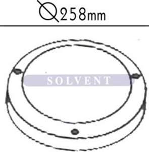 Φωτιστικό Πλαφονιέρα Inox 25.8cm