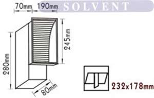 Oρθογώνιο Σποτ R7s Halogen Γκρι XFWL