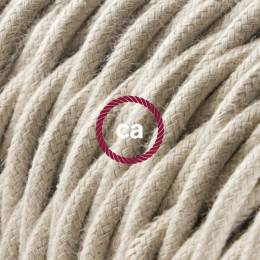 Καλώδιο Υφασμάτινο Cotton 2Χ0.75 Στριφτό Κρεμ