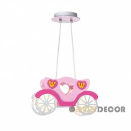 Φωτιστικό Κρεμαστό Δίφωτο Pink Car